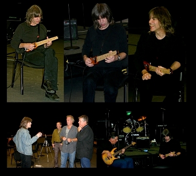 Mike Stern with Lapstick travel guitar
